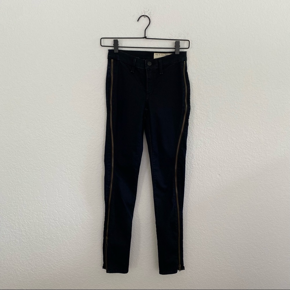 RAG & BONE Women’s Size 24 Black Denim Skinny Jean